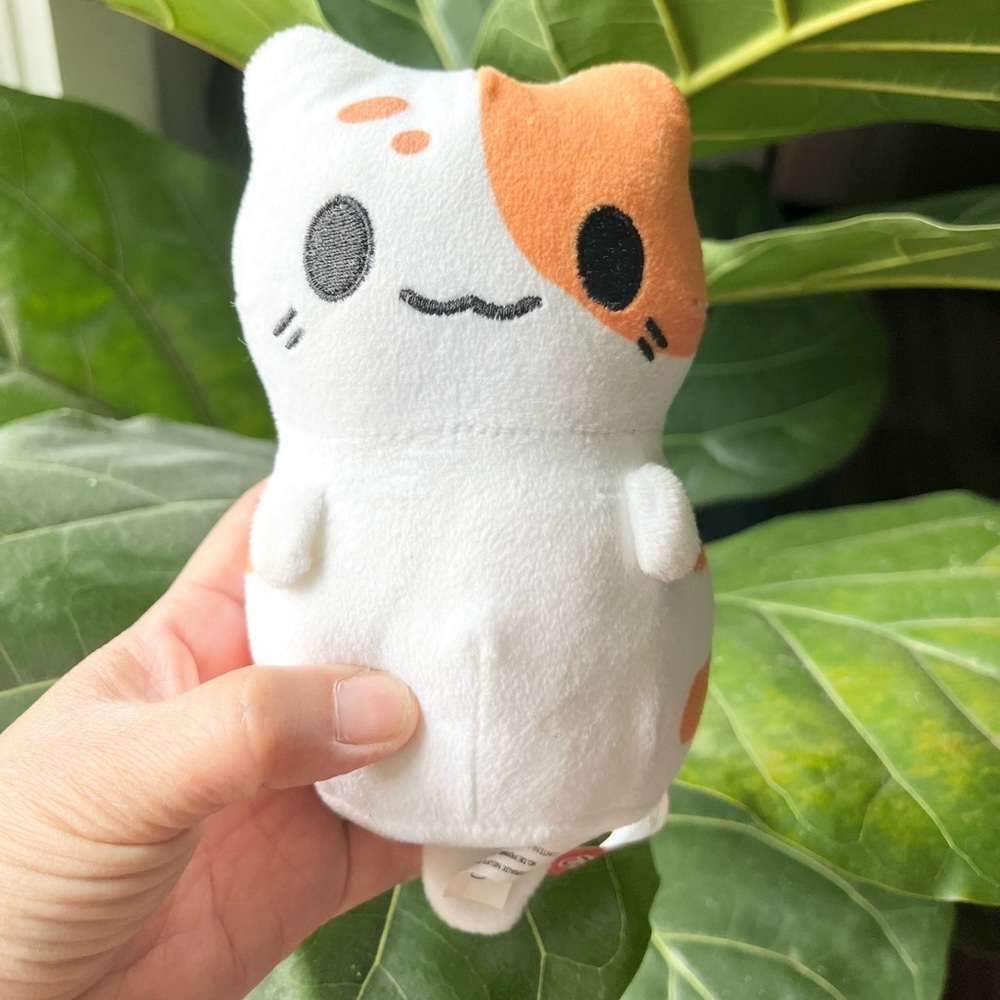 Kleptocats Orange White Kitty Cat w Flaw Read Notes Small Stuffed Animal Plush